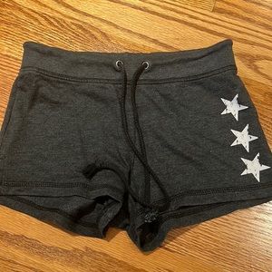 So Nikki soft shorts with stars down one side draw string waist sz small 7/8